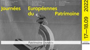 Affiche des Journées européennes du patrimoine 2022