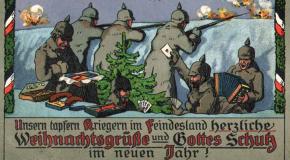 Carte postale de Noël allemande