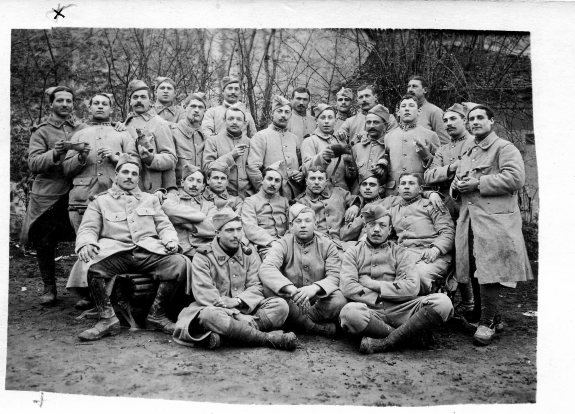 Quelques soldats du 127ème régiment d'Infanterie