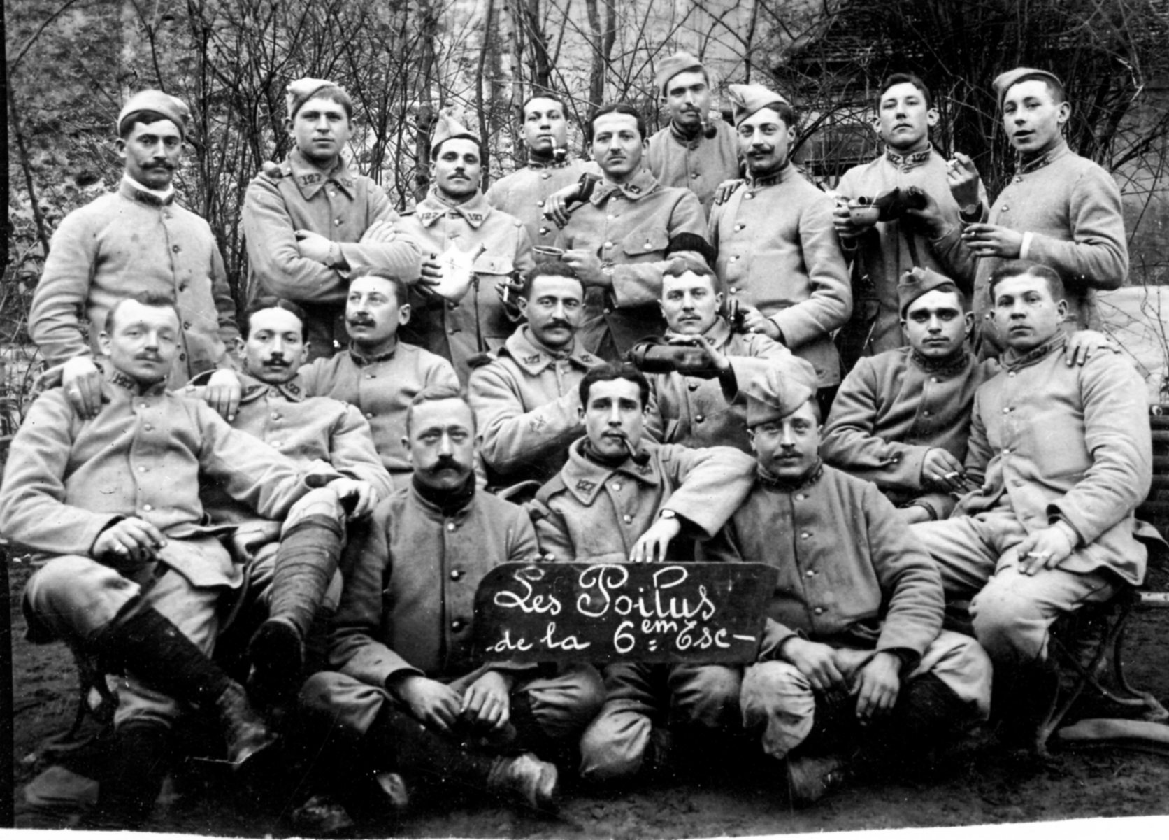 127ème régiment d'Infanterie - les poilus de la 6ème Esc.