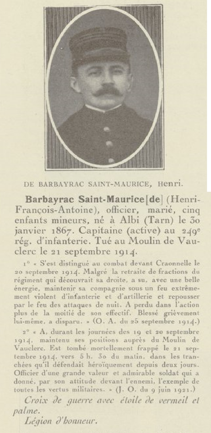 BARBEYRAC SAINT-MAURICE Biographie