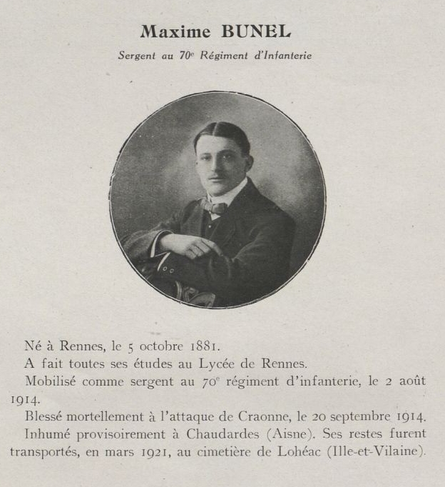 Maxime Louis Joseph BUNEL