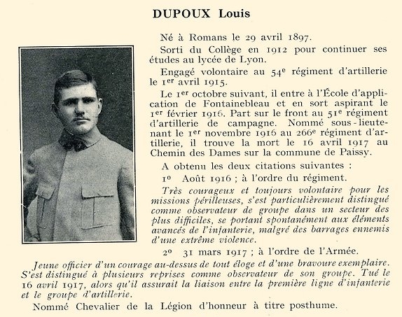 DUPOUX Louis