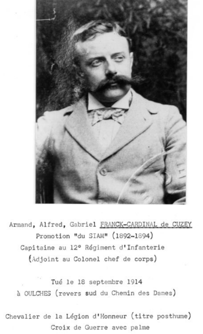 Armand Alfred Gabriel FRANK CARDINAL de CUZEY