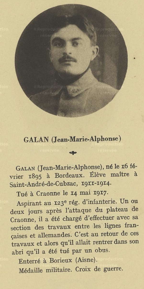 Jean Marie Alphonse GALAN