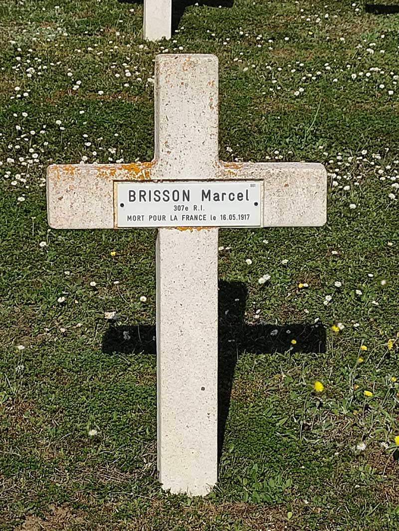 photo sépulture BRISSON Marcel