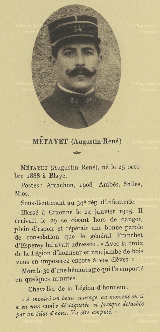 Augustin René METAYET