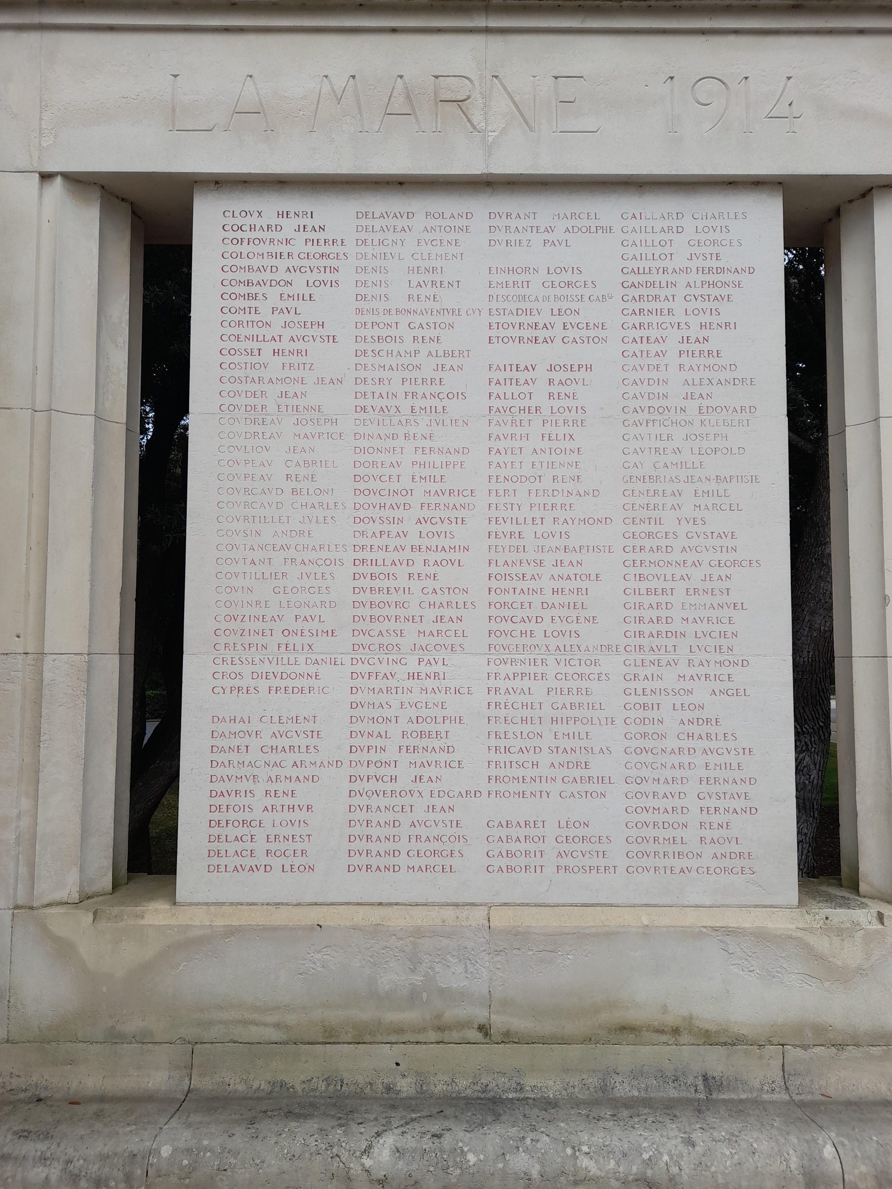 Monument aux morts La Rochelle (Charente-Maritime)