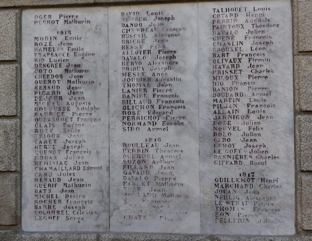 Monument aux Morts Ploërmel (Morbihan)