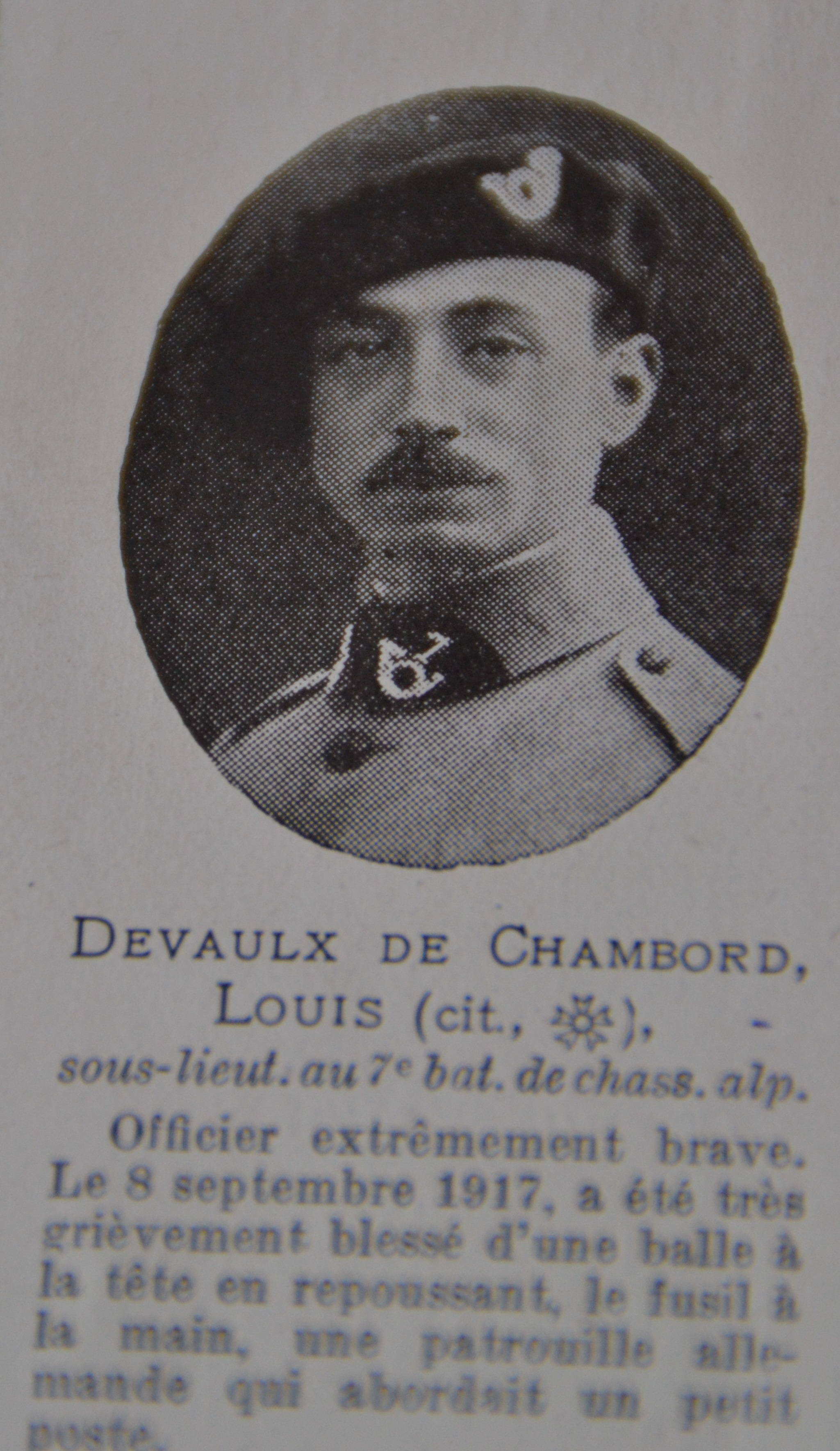 Devaulx de Chambord Louis portrait