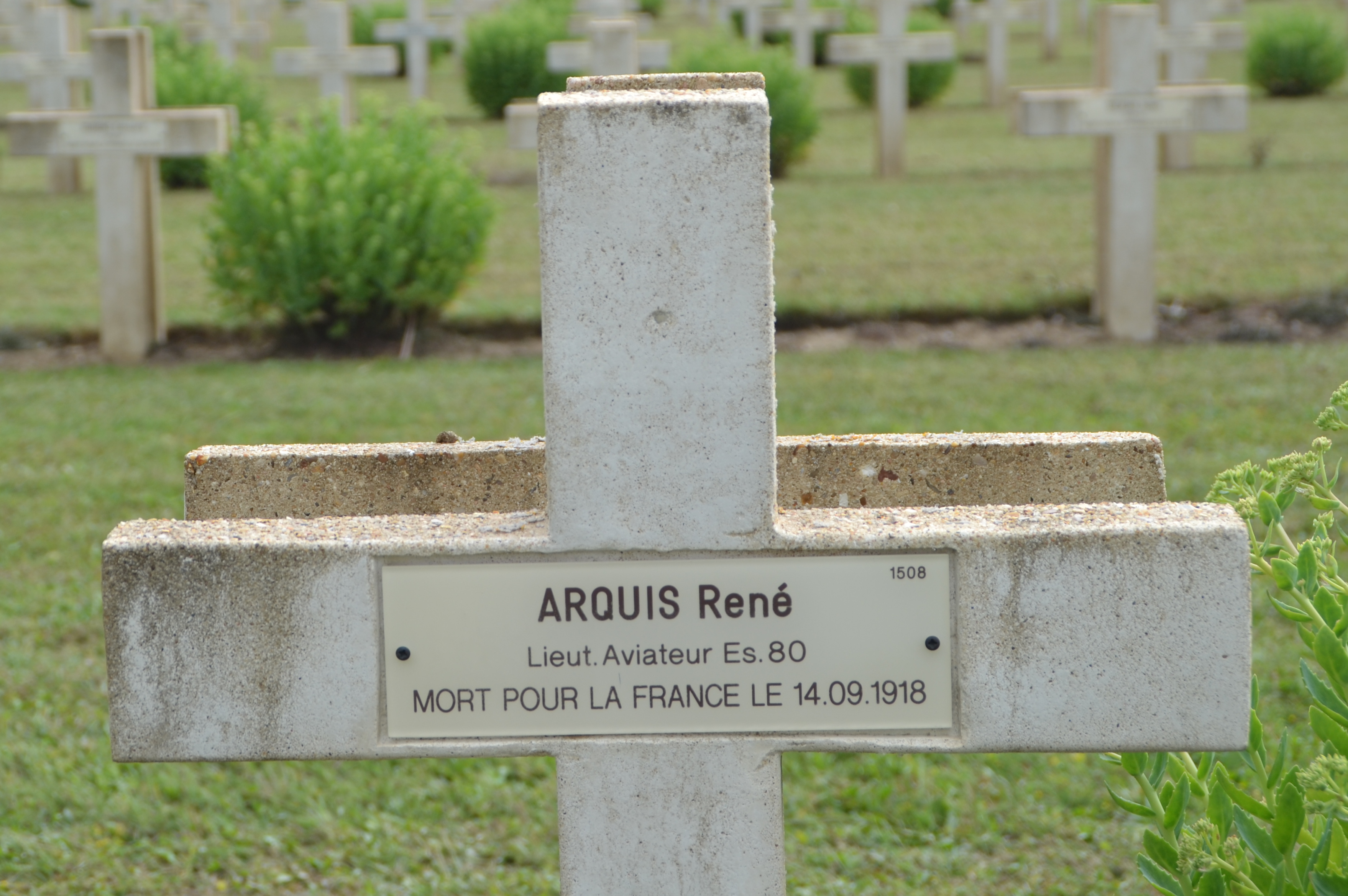 Arquis René sépulture à Soupir 1 (Aisne)