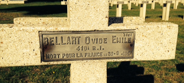Bellart Ovide Emile cimetière d'Ambleny octobre 2015