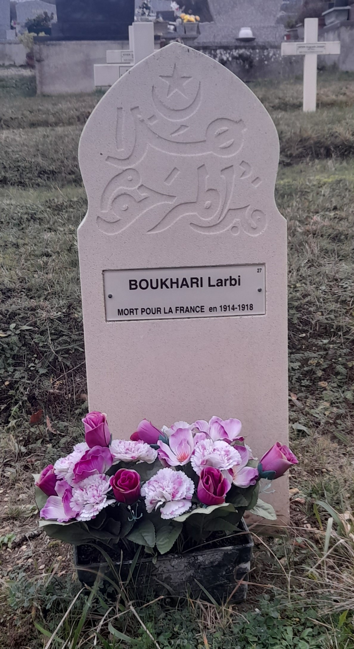 Boukhari Larbi sépulture à Acy (02)