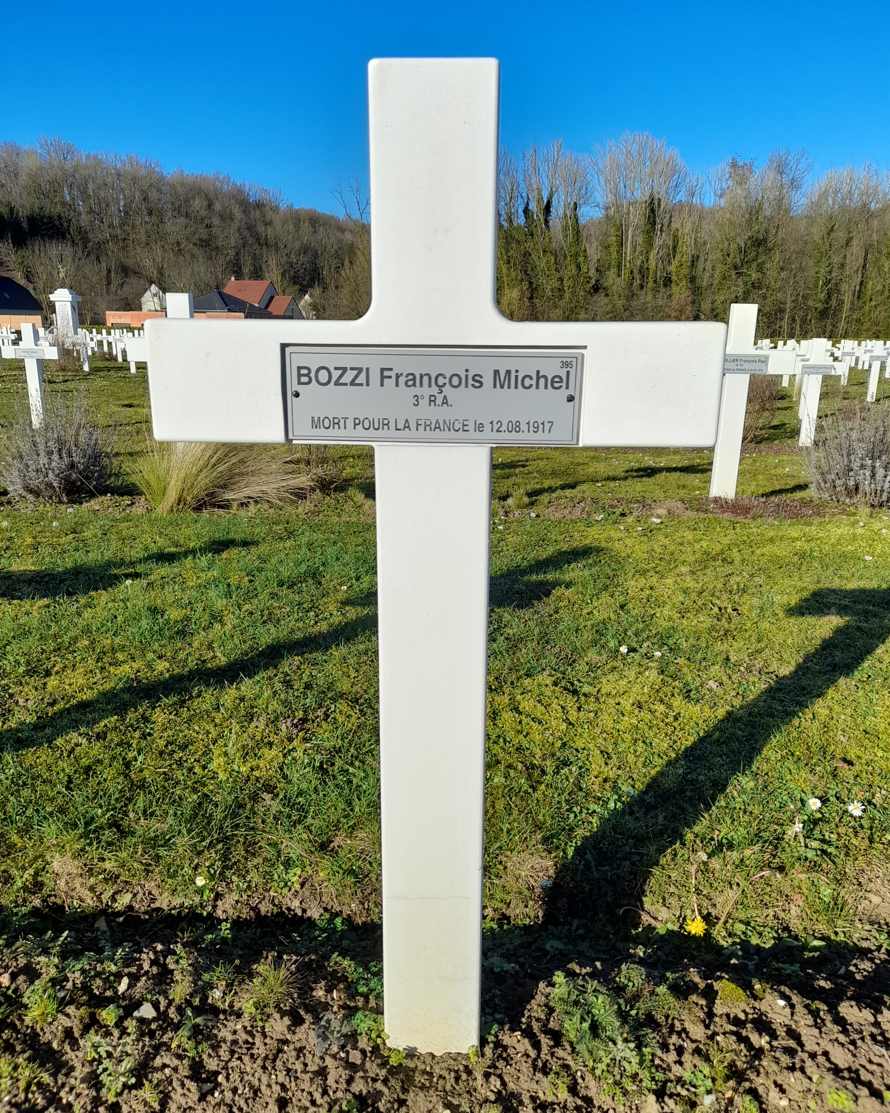 Bozzi François Michel sépulture à Vailly-sur-Aisne (Aisne)