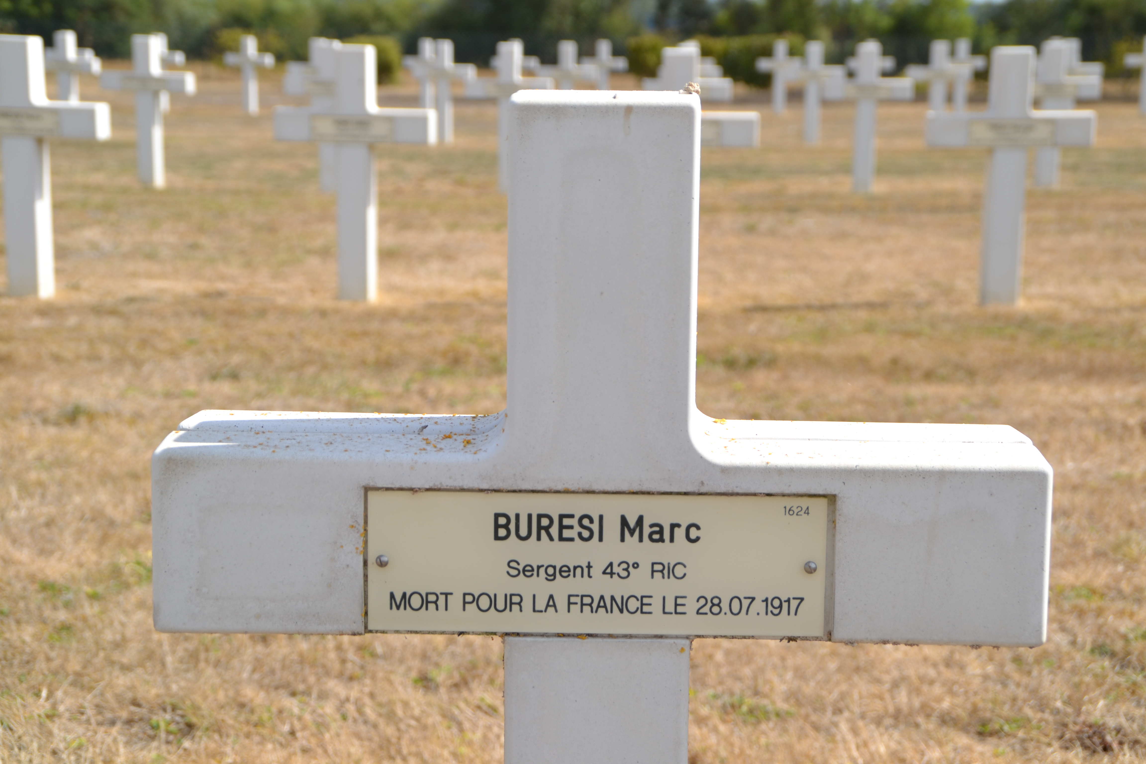 Buresi Marc sépulture à Pontavert (Aisne)