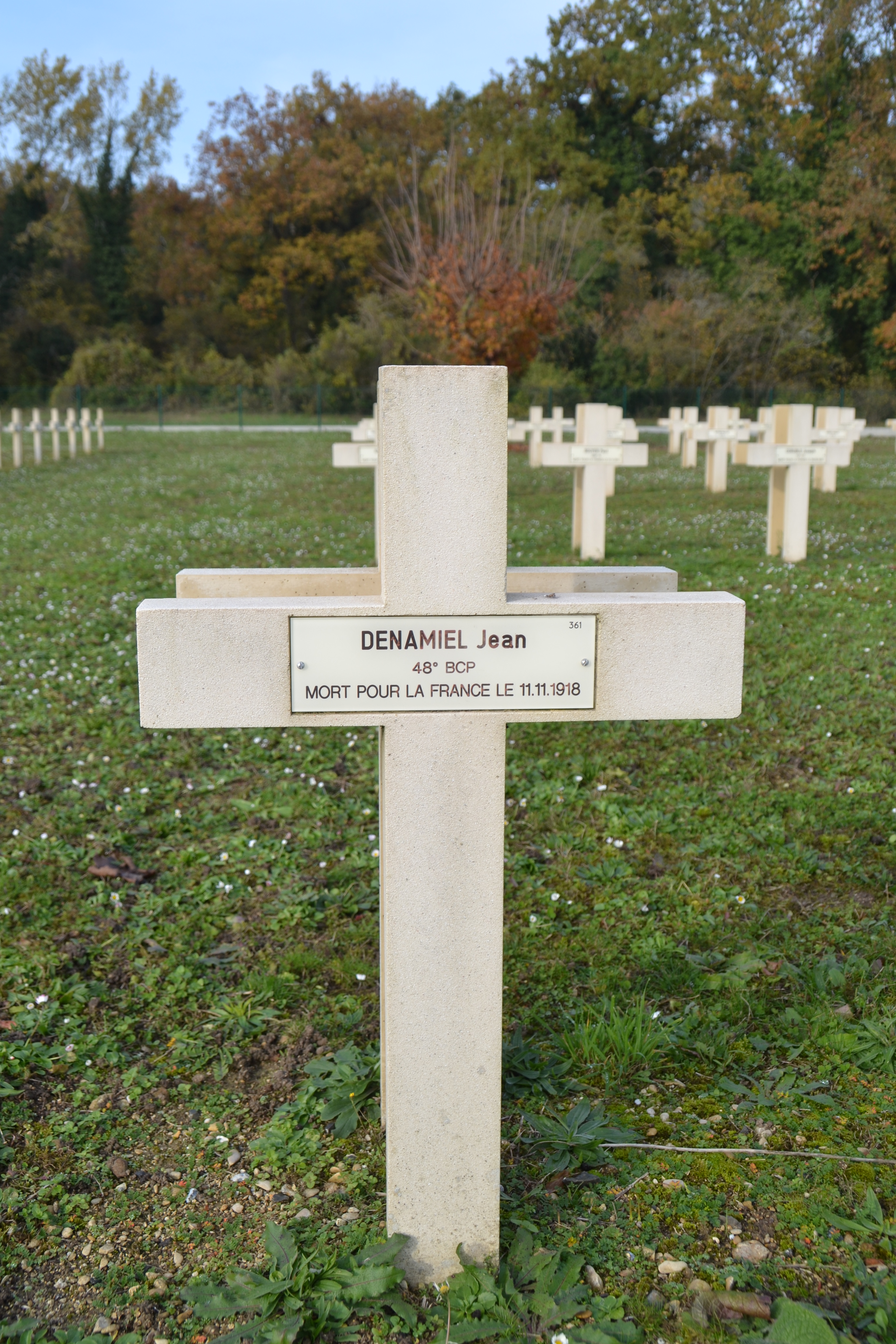Denamiel Jean, sépulture à Pontavert.