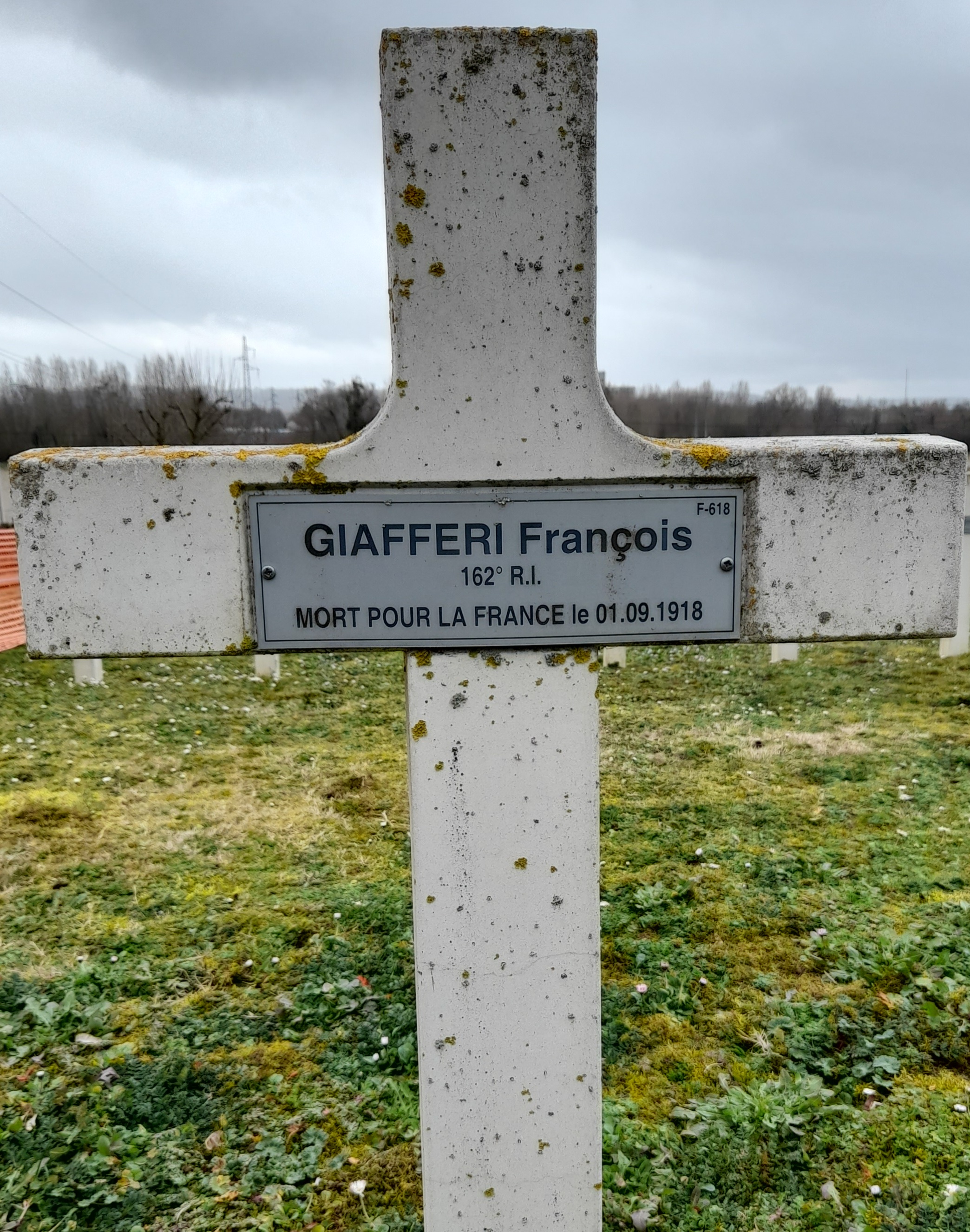 Giafferi François sépulture à Crouy (Aisne)