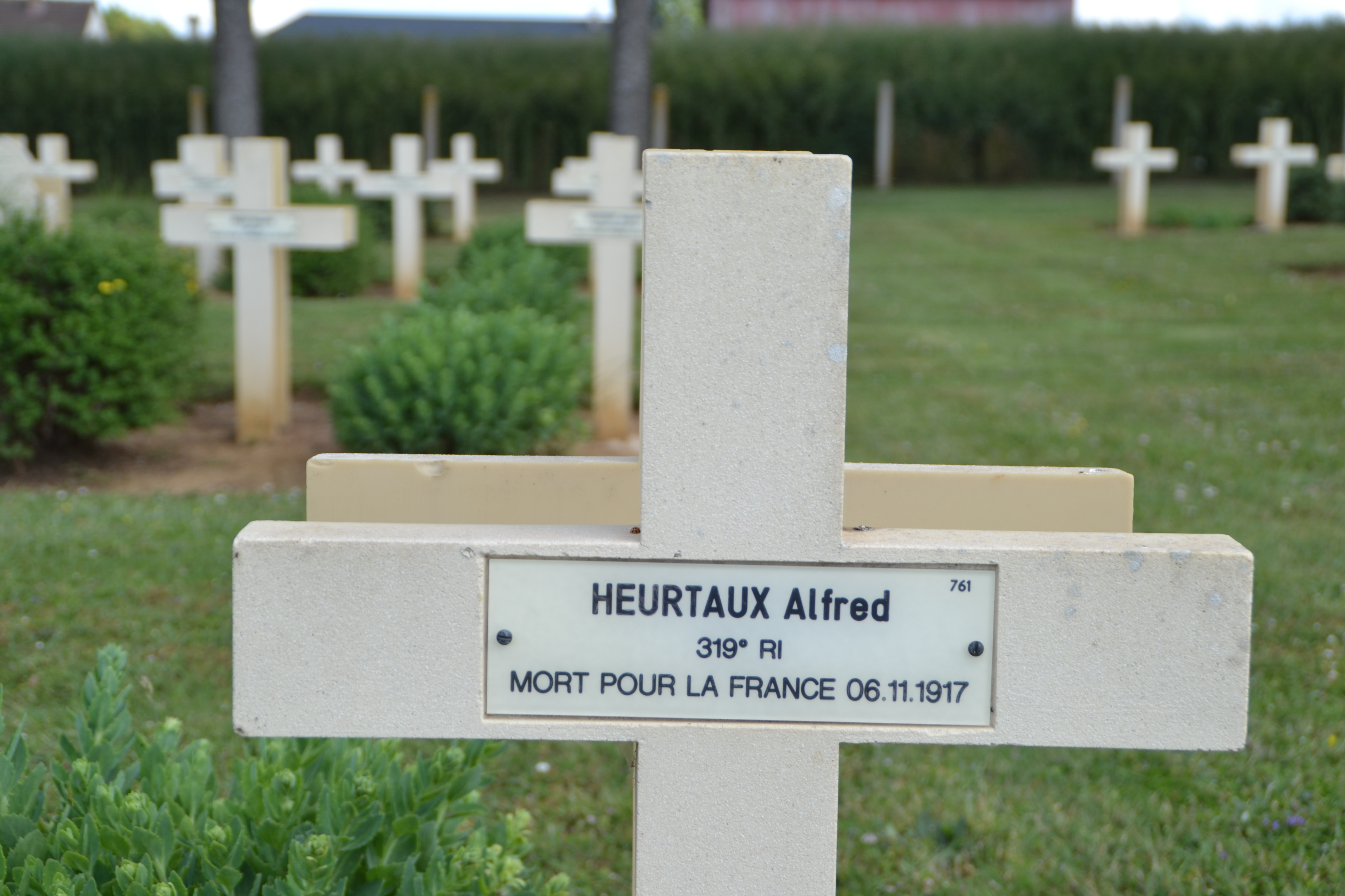 Heurtaux Alfred sépulture à Cerny-en-Laonnois (Aisne)