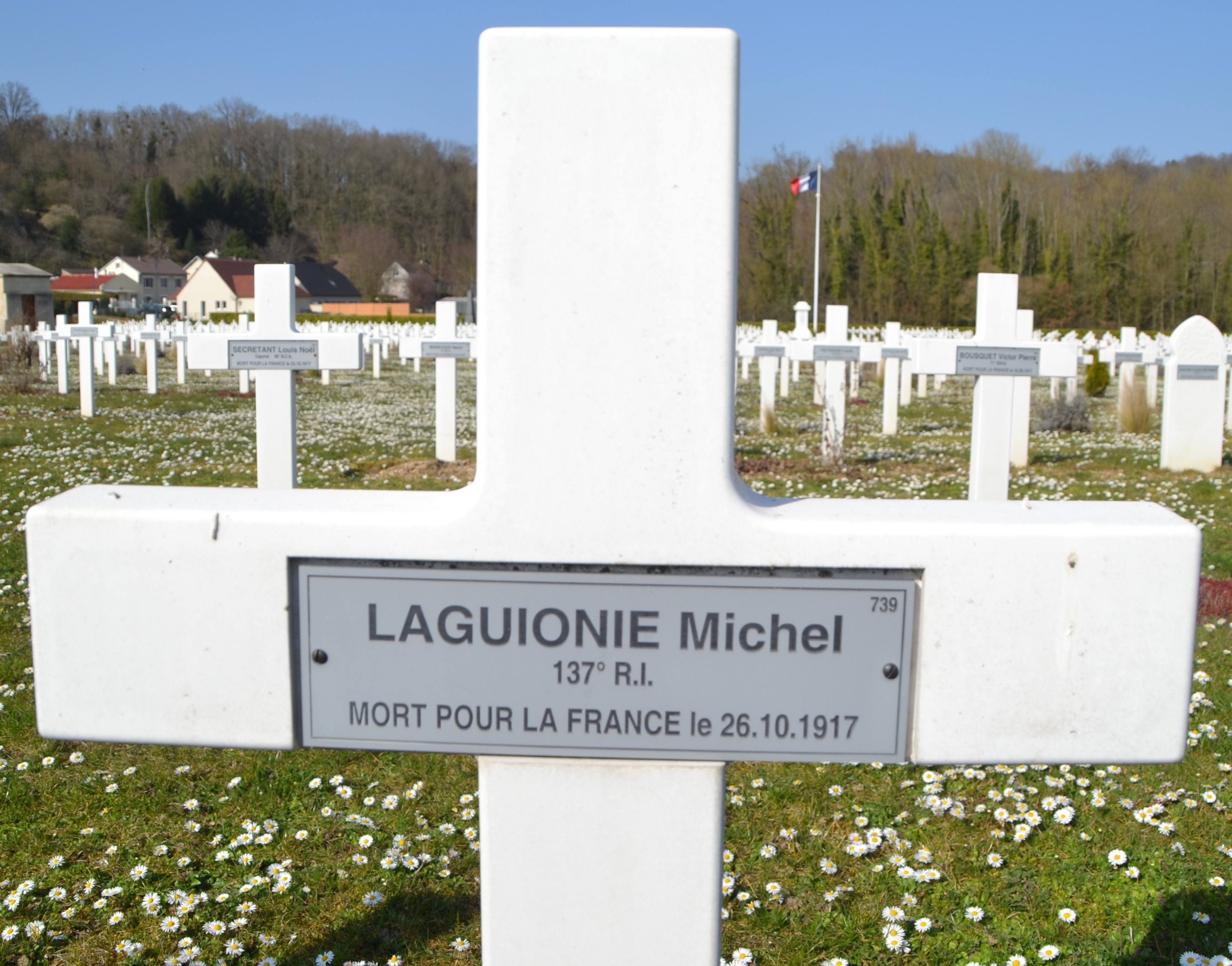 Laguionie Michel sépulture à Vailly (Aisne)