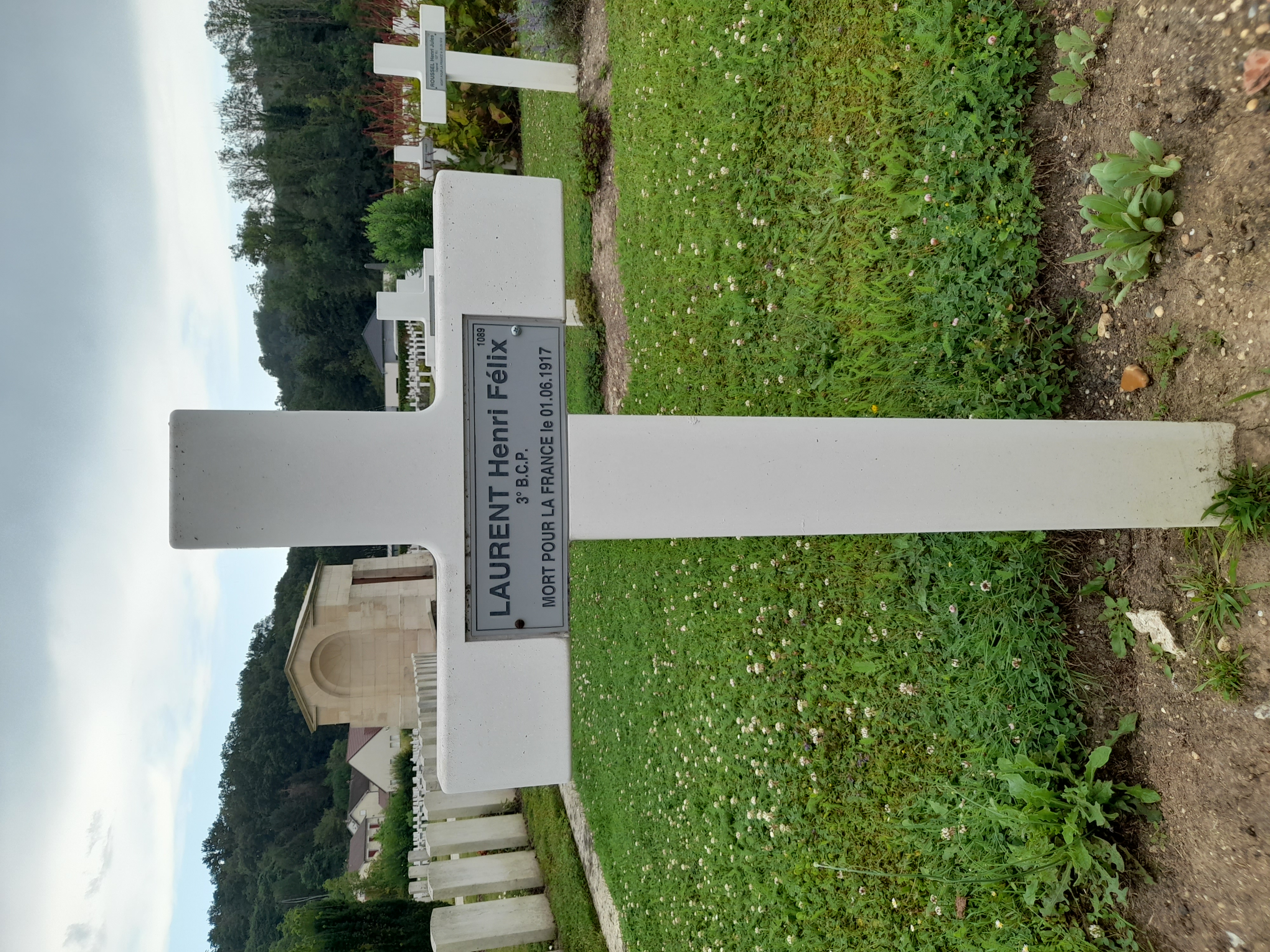 Laurent Henri Félix sépulture à Vailly-sur-Aisne (Aisne)