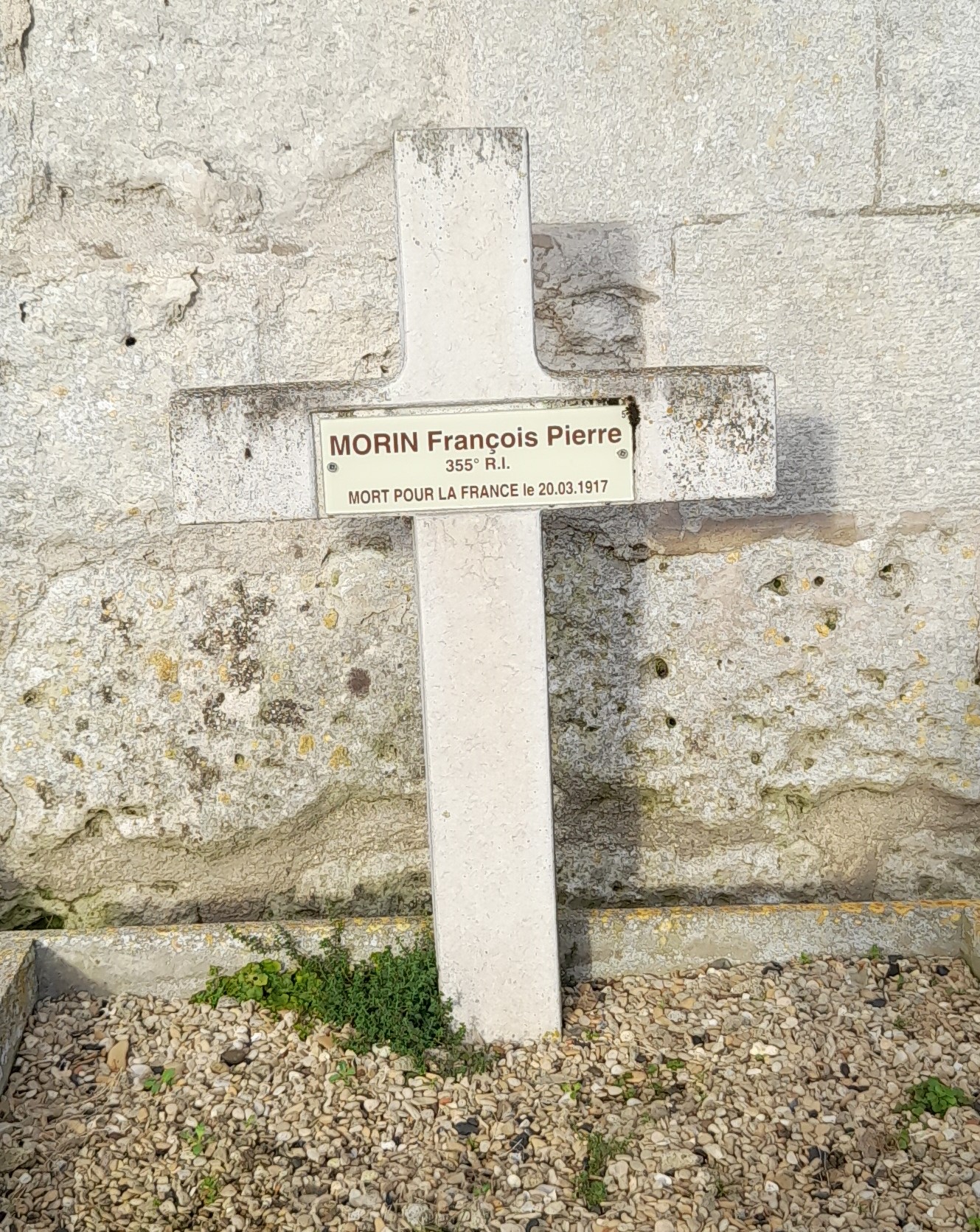 Morin François Pierre Marie sépulture à Bucy-le-Long Sainte Marguerite (02)