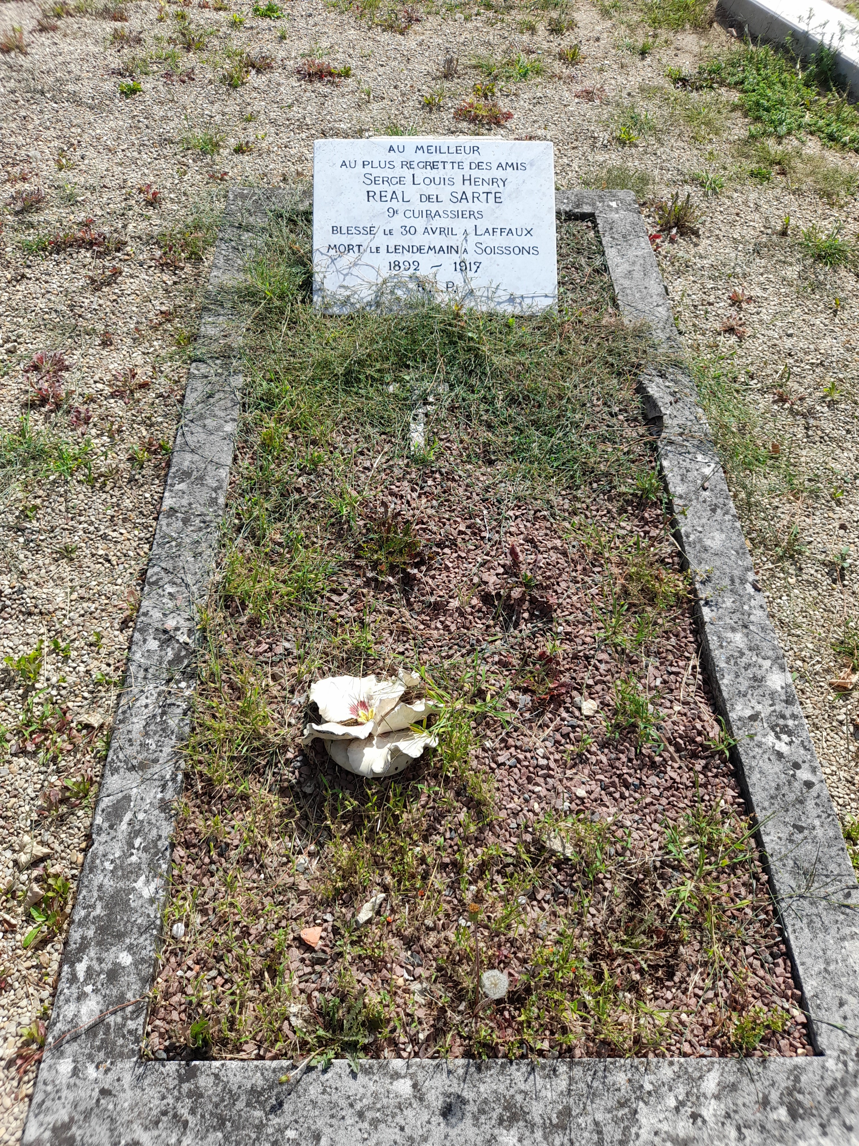 Real Serge Louis Henri sépulture à Soissons (Aisne)