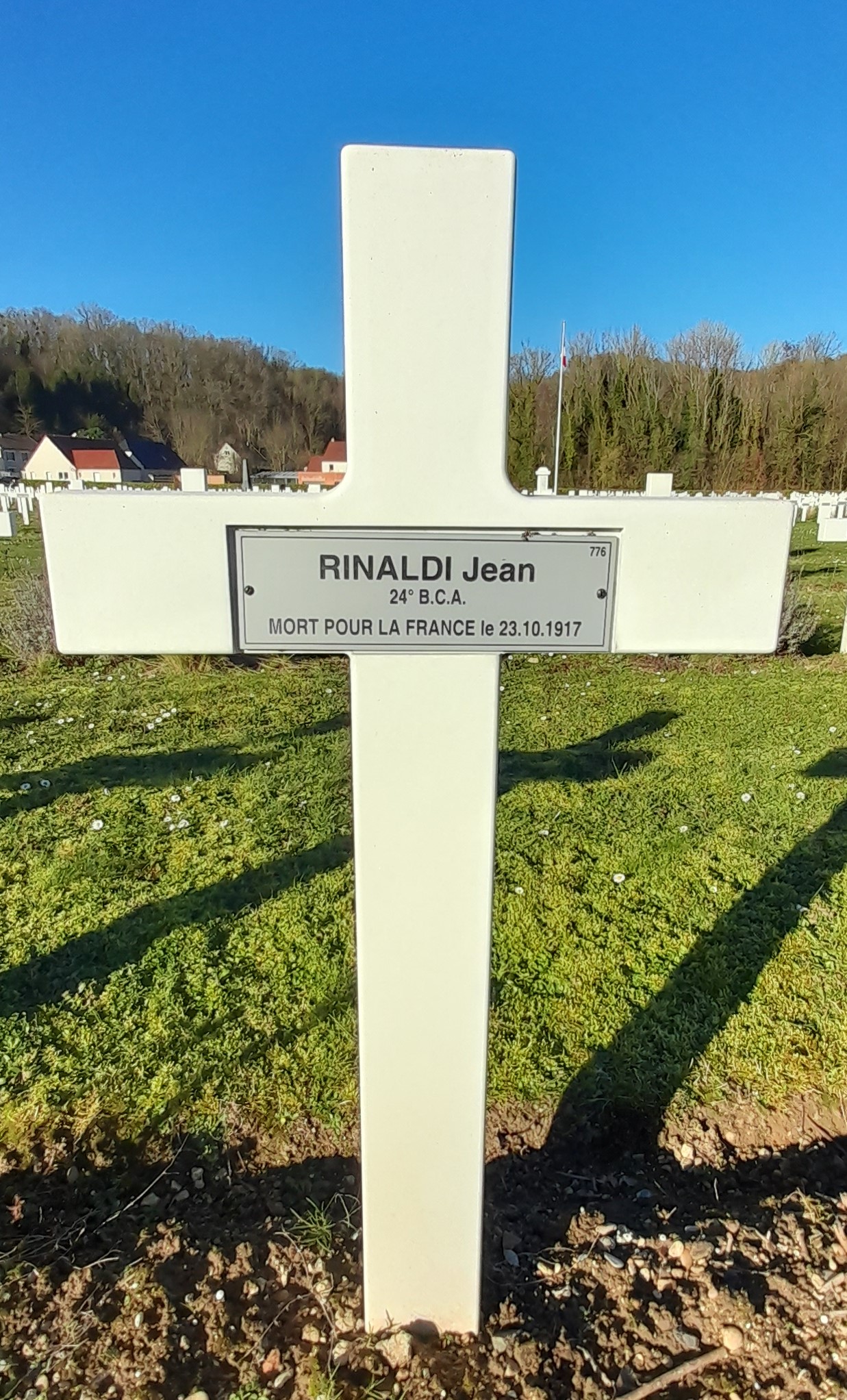 Rinaldi Jean sépulture à Vailly-sur-Aisne (Aisne)