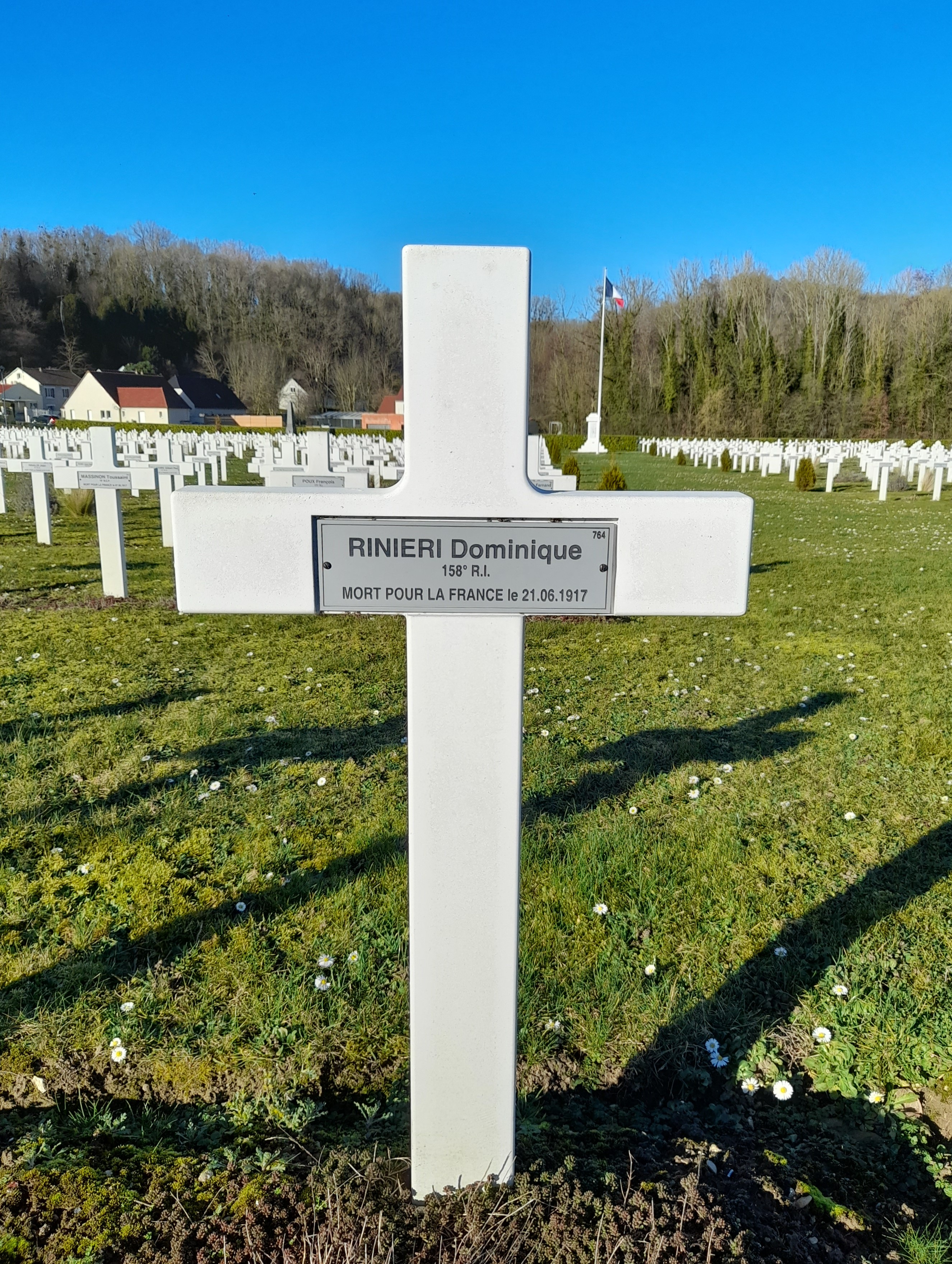 Rinieri Dominique sépulture à Vailly-sur-Aisne (Aisne)