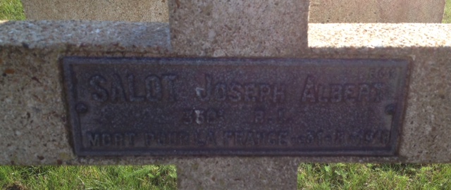 Salot Joseph, sépulture à Ambleny