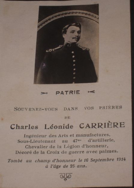 CARRIÈRE Charles