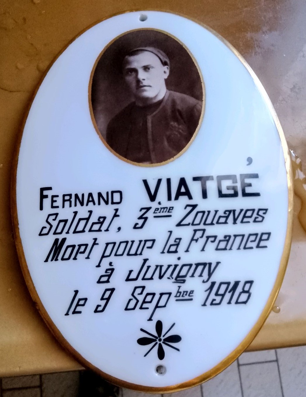 Médaillon Fernand VIATGE