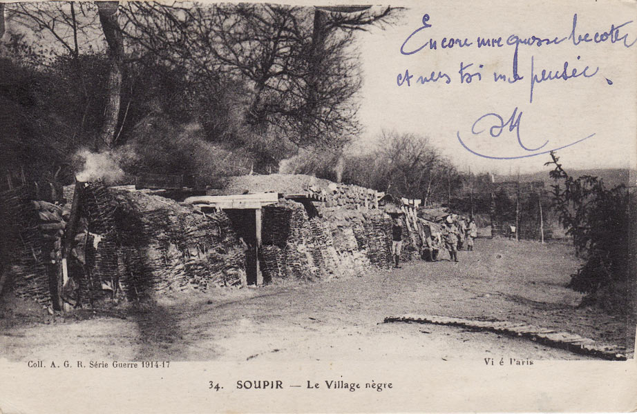 Soupir - le village nègre (1917)