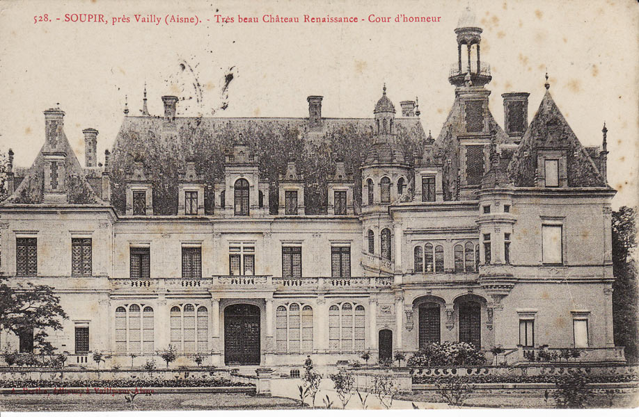 Château de Soupir avant guerre