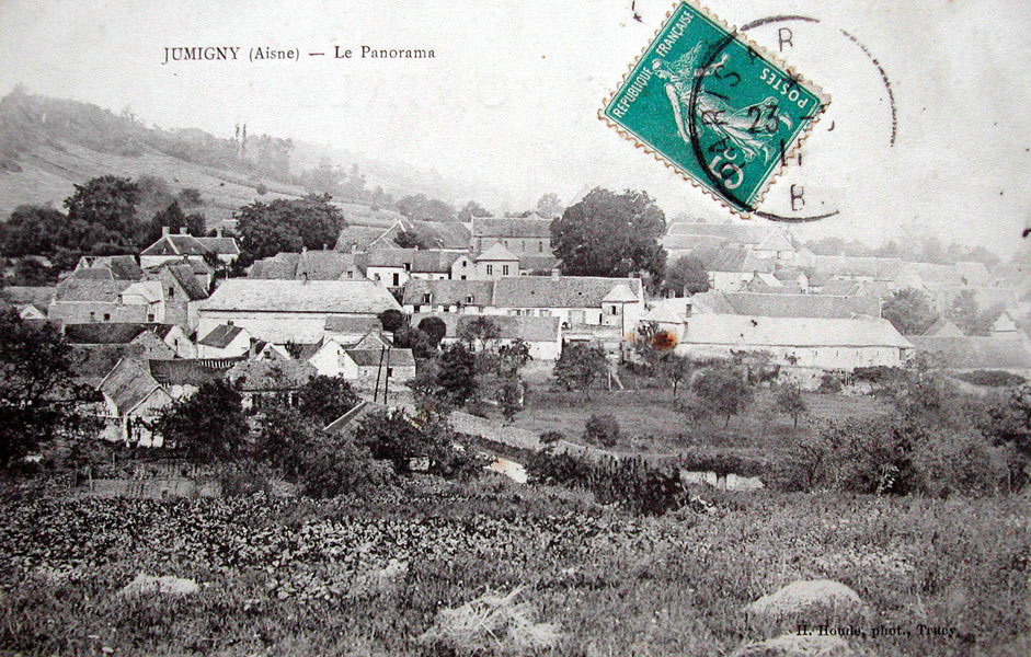 Vue générale de Jumigny, vers 1911