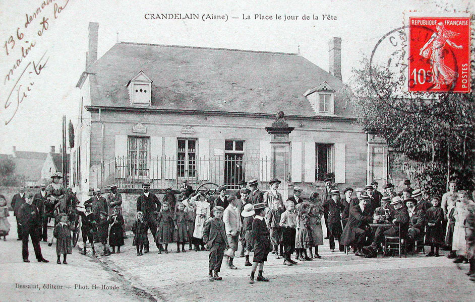 Crandelain, la fête du village vers 1910