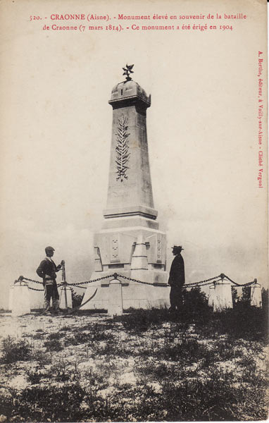 Monument élevéen souvenir de la bataille de Craonne (7 mars 1814)