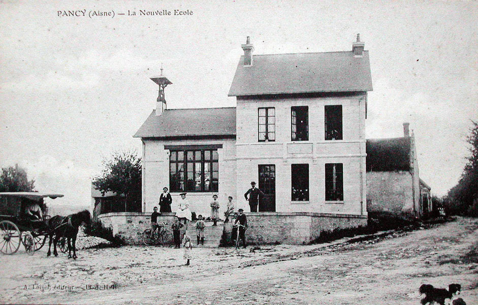 Pancy, la nouvelle école vers 1908