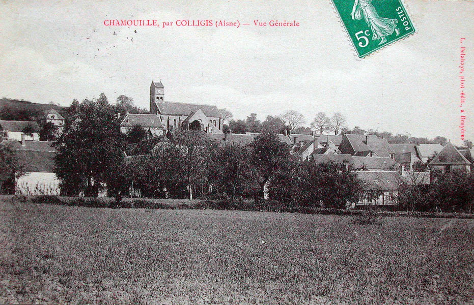 Chamouille, vue générale vers 1908