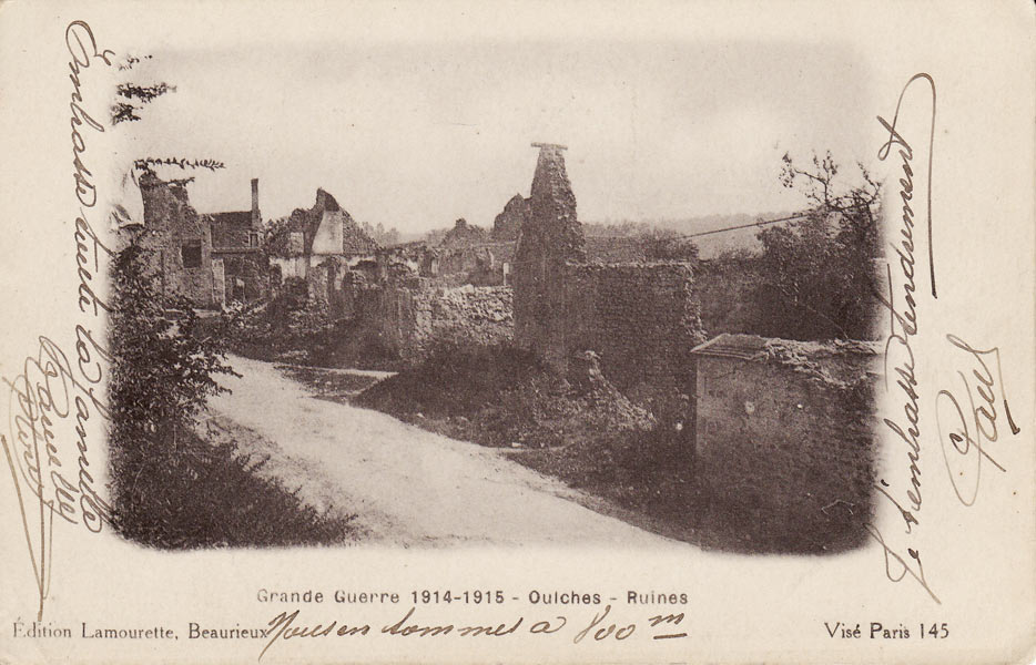 Ruines du village d'Oulches-la-Vallée-Foulon