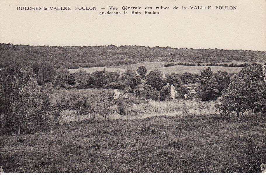 Vue générale des ruines de la-Vallée-Foulon