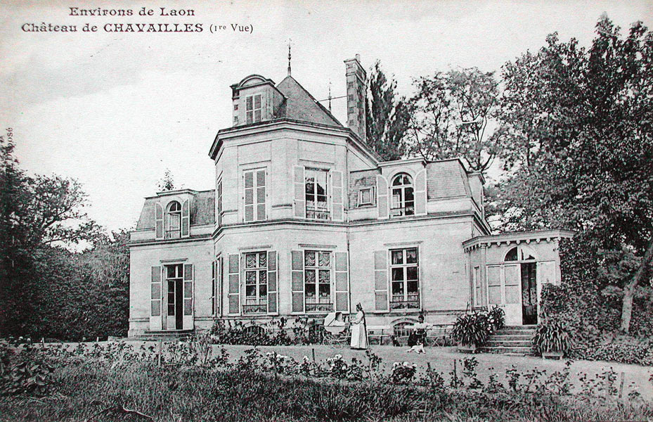 Martigny, le château de Chavailles vers 1910