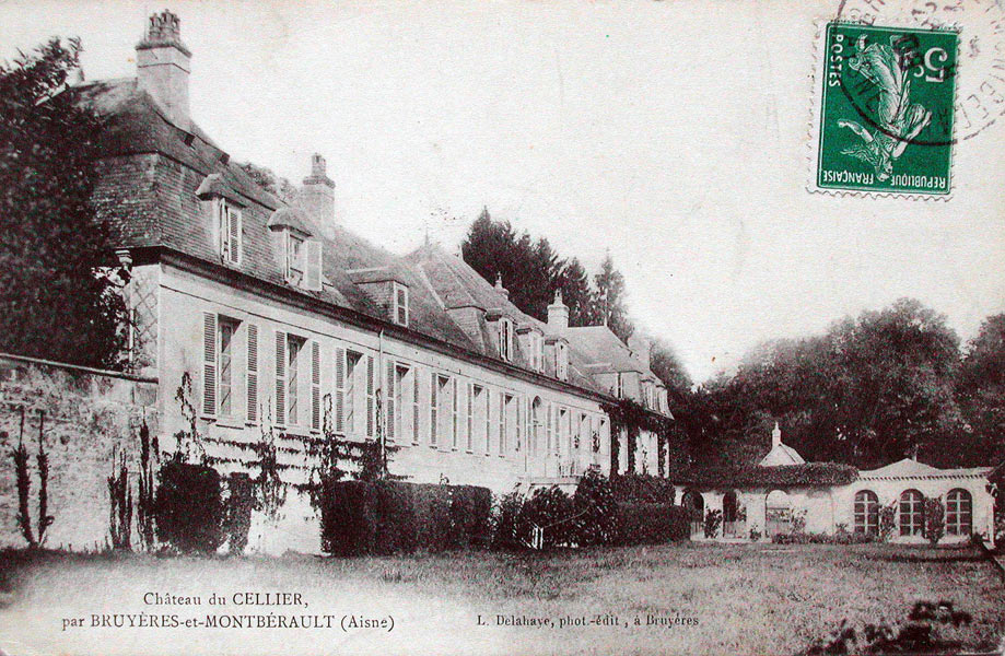 Martigny, le château du Cellier vers 1908