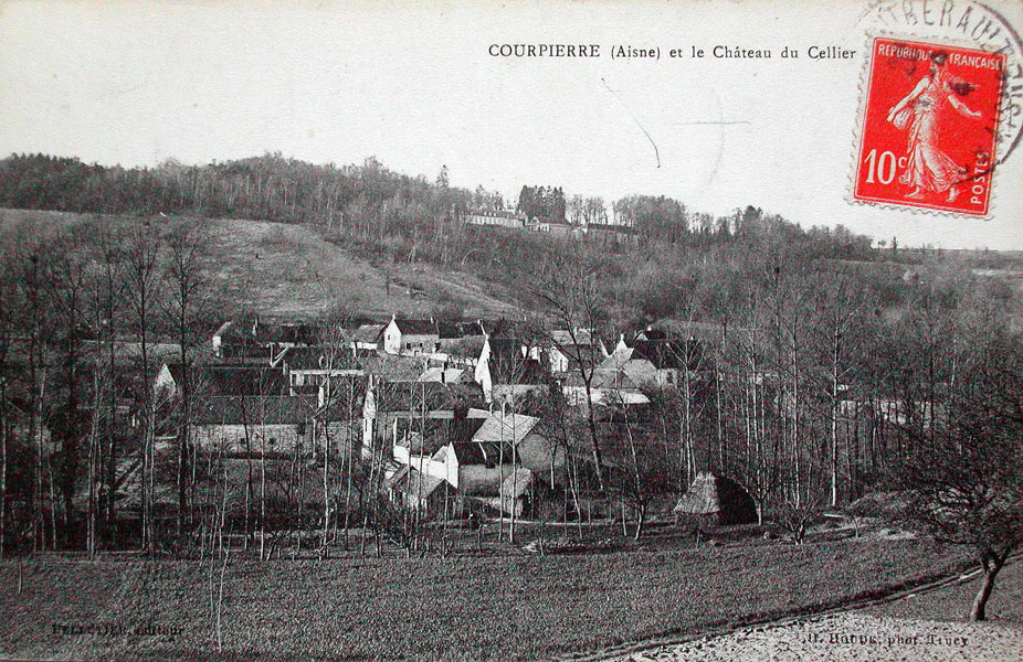 Martigny, le hameau de Courpierre vers 1914