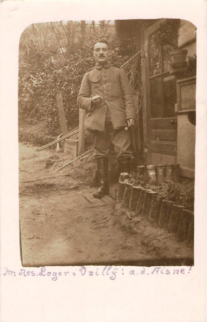 Photo envoyée par Adolph le 18 avril 1916 à son amie