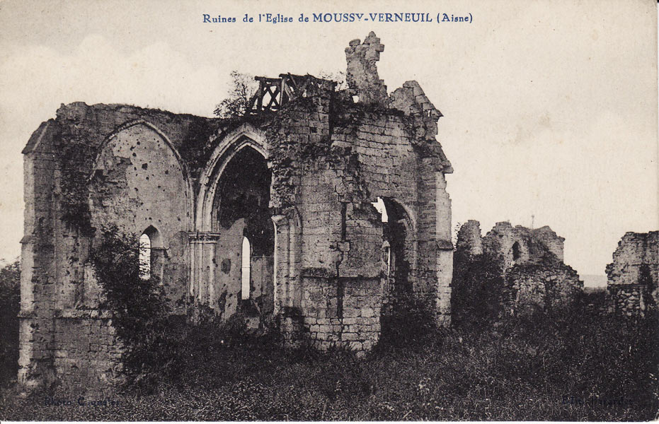 Ruines de l'église de Moussy-Verneuil