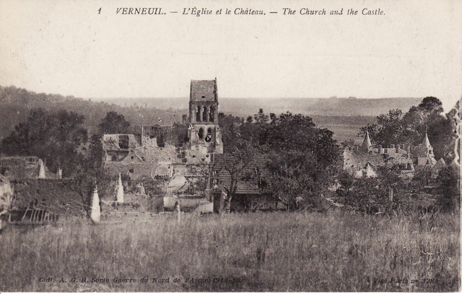 Verneuil, l'église et le château