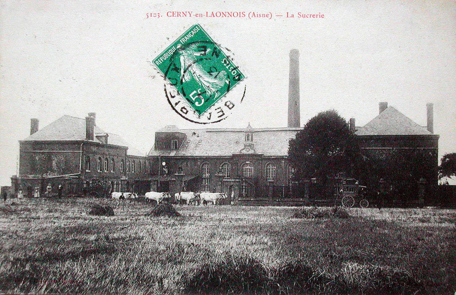Sucrerie de Cerny vers 1913