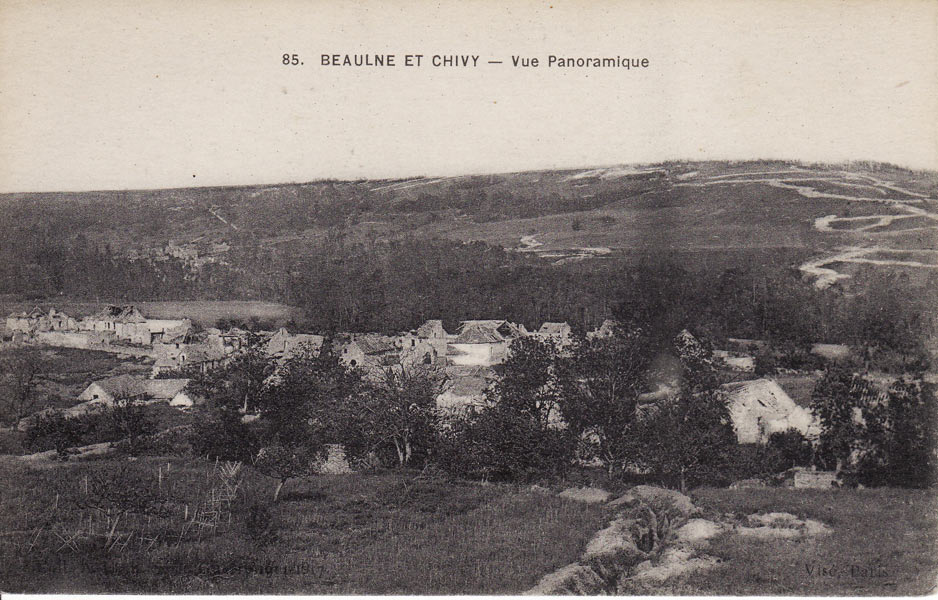 Vue panoramique de Beaulne-et-Chivy