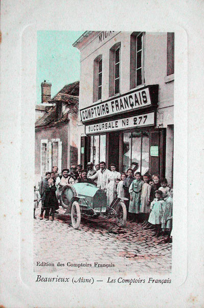Beaurieux, les Comptoirs Français vers 1914