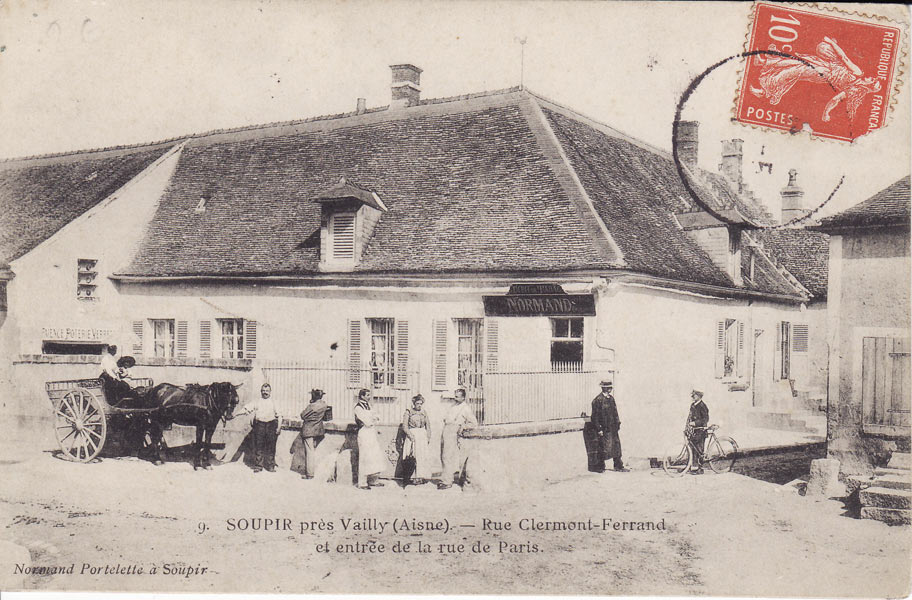 Soupir - rue Clermond-Ferrand avant -guerre